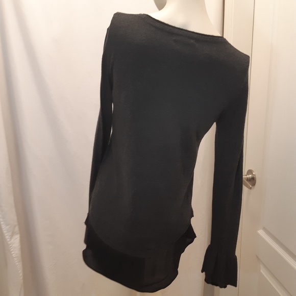 Camber and Grace Mixed Media Long Sleeve Tee - Picture 4 of 7